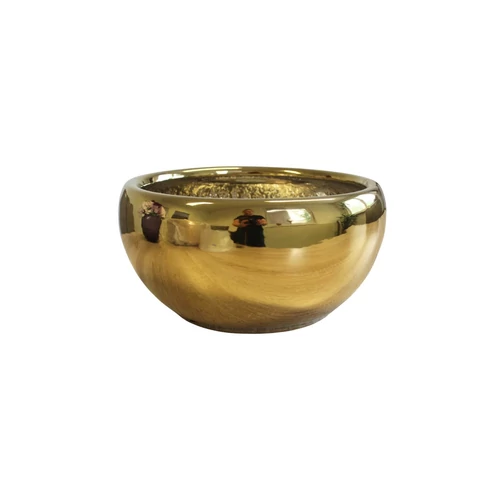 Arany kerámia virágcserép (27 cm)