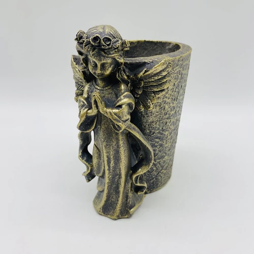 Angyal kaspóval (13,5 cm x 11 cm x 8,5 cm)