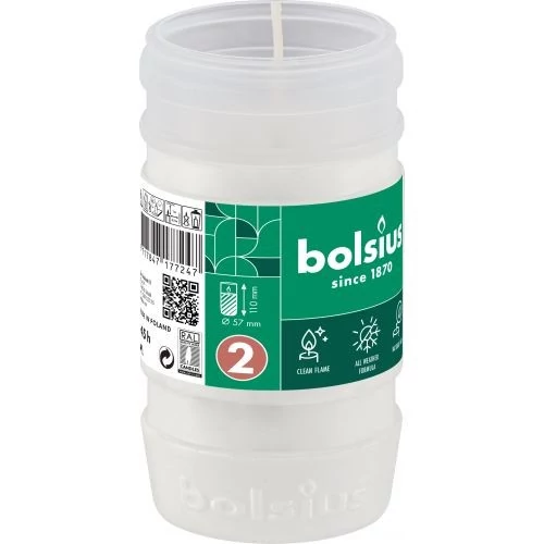 Paraffinos mécses betét | Bolsius | 45 óra | 147g