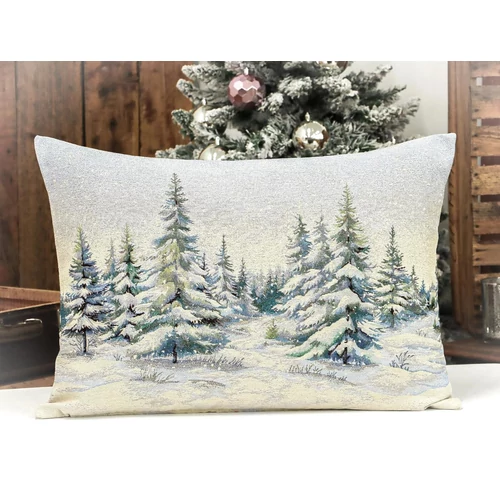 Havas fenyőerdő - Díszpárna huzat töltettel (50 cm x 70 cm)