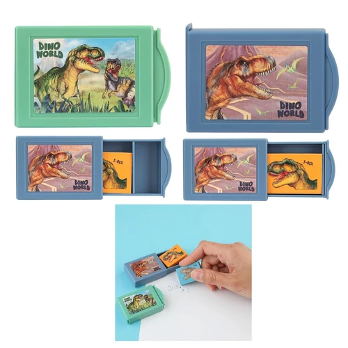 Dino World radír varázsdobozban (TÖBBFÉLE)