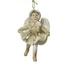 Angyal | függeszthető | poly | krém (8,5 cm) 