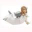 Angyal ezüst szárnnyal | poly (8,5 cm) 