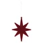 Csillag 8 ágú flokkolt, akasztós (10 cm x 12 cm)