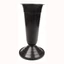 Műanyag váza nehezített betontalppal (32 cm) - FEKETE