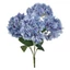 Nagyfejű, élethű hortenzia csokor (48 cm) TÖBB SZÍNBEN