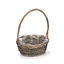 Fonott kosár nejlon béléssel (33 cm x 28,5 cm)