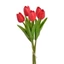 Tulipán csokor - RED (32 cm) 