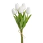 Tulipán csokor - WHITE (32 cm) 